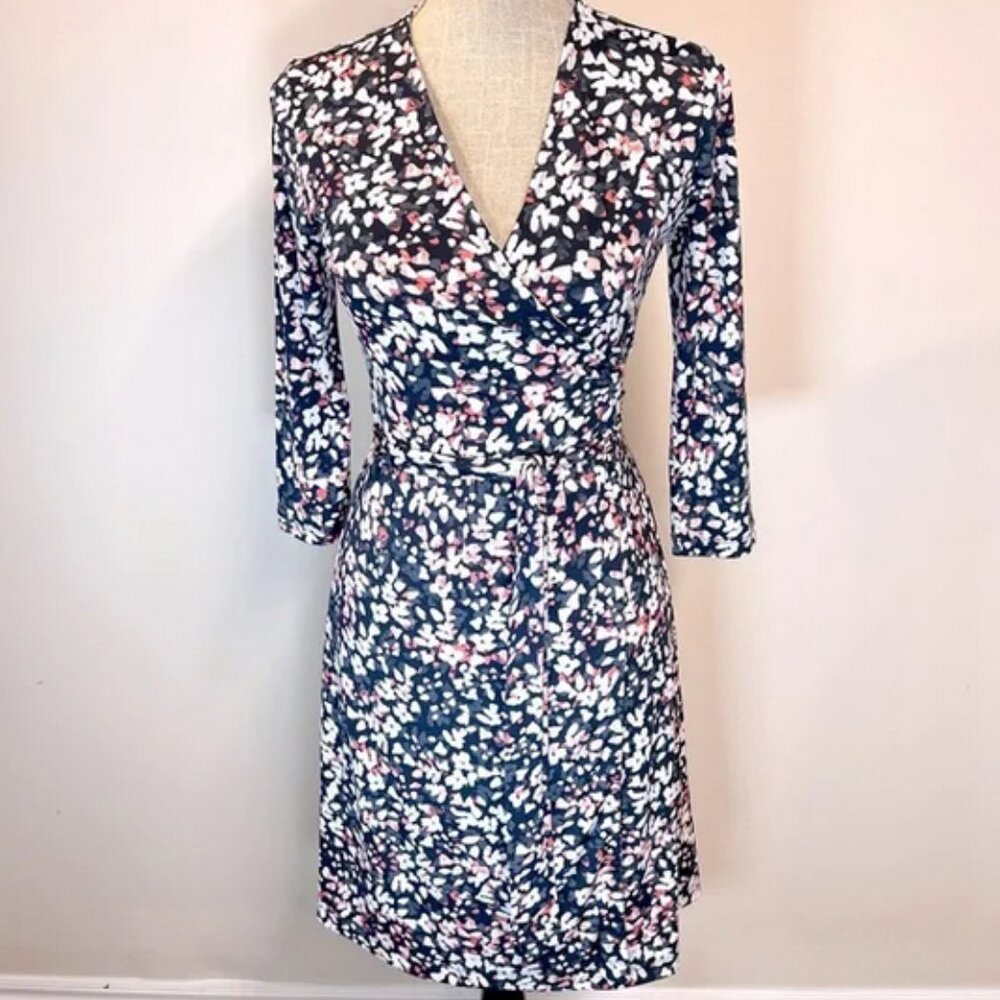 Banana Republic Floral Wrap Dress, Size Small